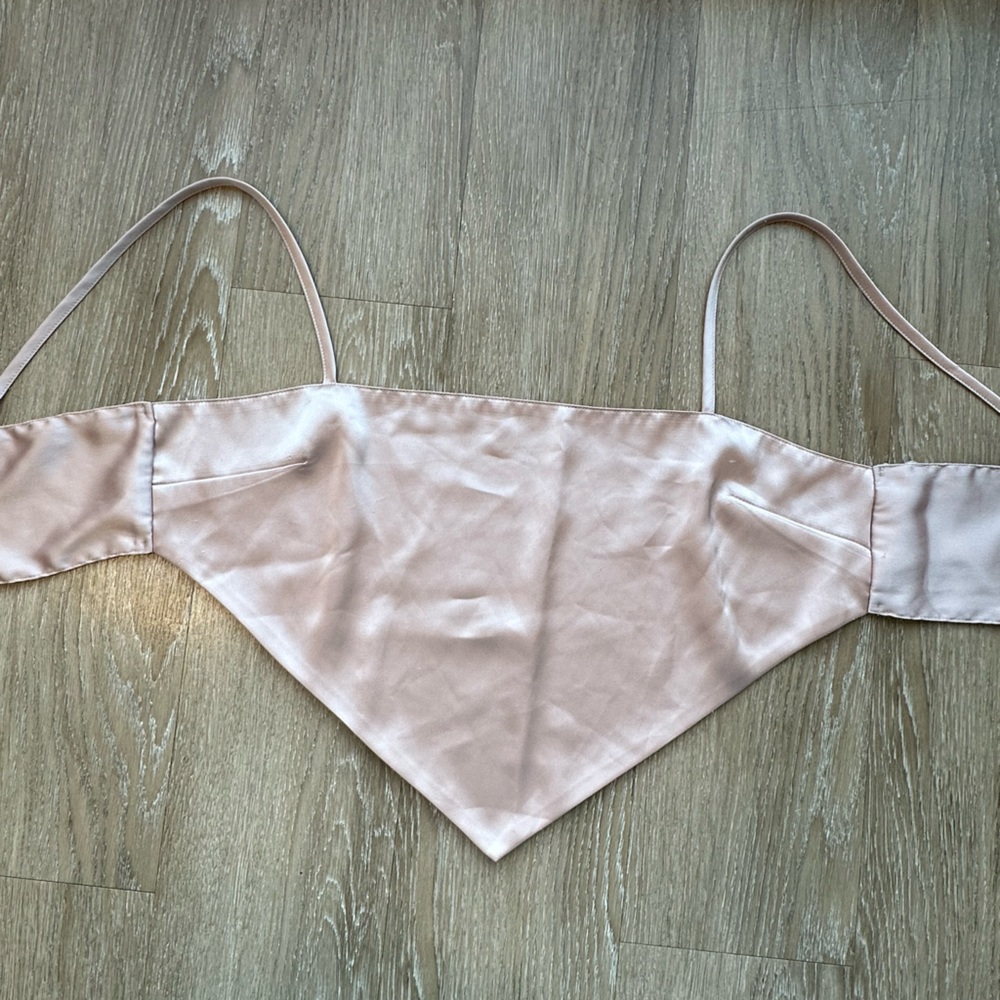Silky Pink Halter Top